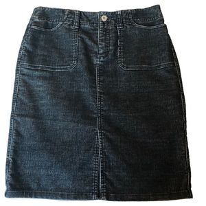Vintage Express black corduroy skirt